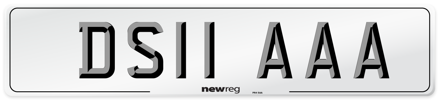 DS11 AAA Number Plate from New Reg